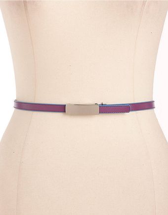 Lodis Contrast Skinny Belt - Lyst