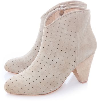 Matt Bernson Jardin Perforated Suede Boots - Lyst