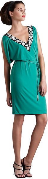 Muse Beaded Dolman Sleeved Dress - Lyst