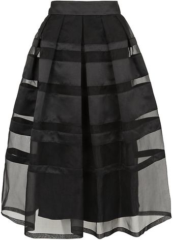 Temperley London Satin Ribbon Skirt - Lyst