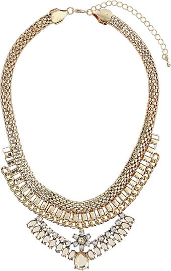 Topshop Shaped Collar - Lyst