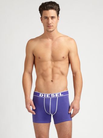 Diesel Solid Boxer Briefs - Lyst