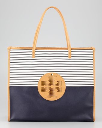Tory Burch Viva Striped Eastwest Tote Bag - Lyst
