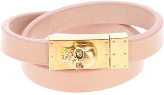 Alexander McQueen Wrap Around Skull Bracelet - Lyst
