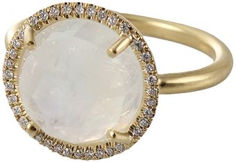 Irene Neuwirth Moonstone Ring - Lyst