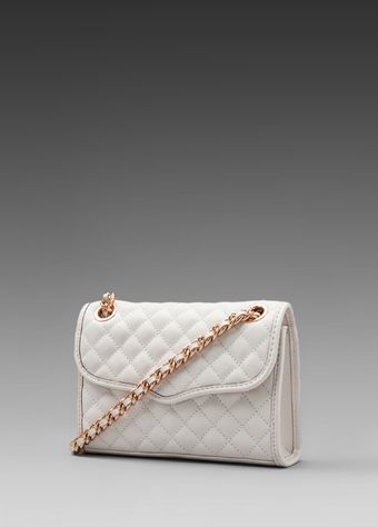 Rebecca Minkoff Diamond Quilted Mini Affair in White - Lyst