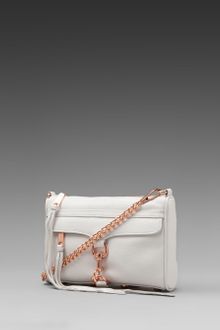 Rebecca Minkoff Mini Mac Clutch in White - Lyst