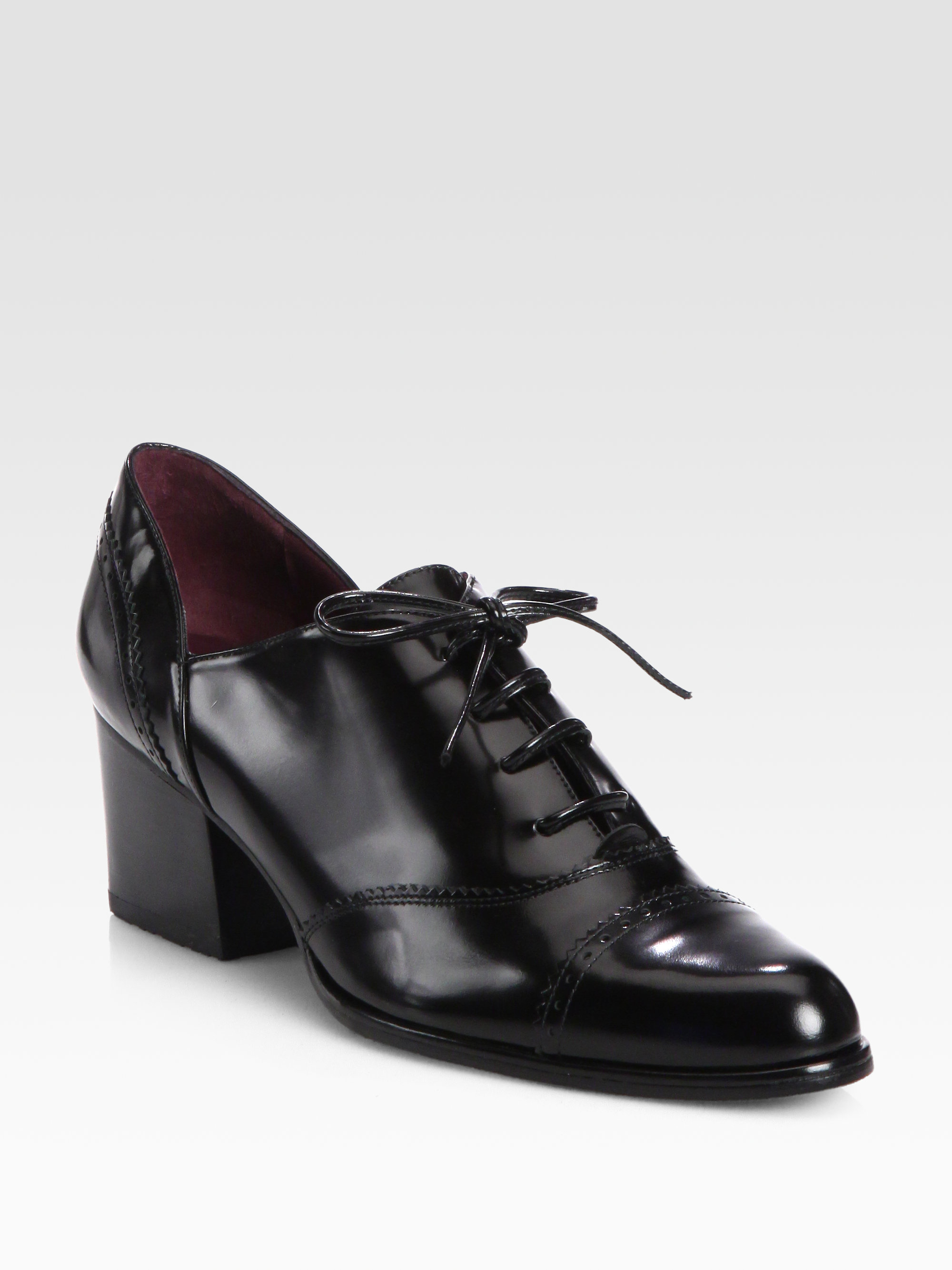 stuart weitzman oxford shoes stuart weitzman manned leather laceup oxford pumps in stuart weitzman oxford shoes stuart weitzman manned leather laceup oxford pumps in