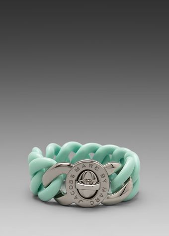 Marc By Marc Jacobs Key Items Small Candy Turnlock Bracelet in Mint - Lyst