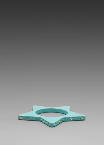 Marc By Marc Jacobs Key Items Star Slice Bangle in Turquoise - Lyst