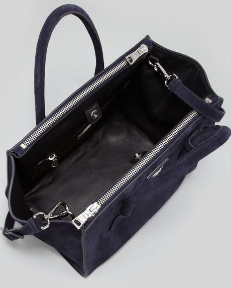 Black Handbag: Prada Black Suede Handbag  