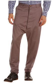 Vivienne Westwood Man Drop Crotch Washed Chino - Lyst