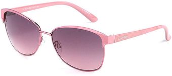 Calvin Klein Cat Eye Sunglasses - Lyst