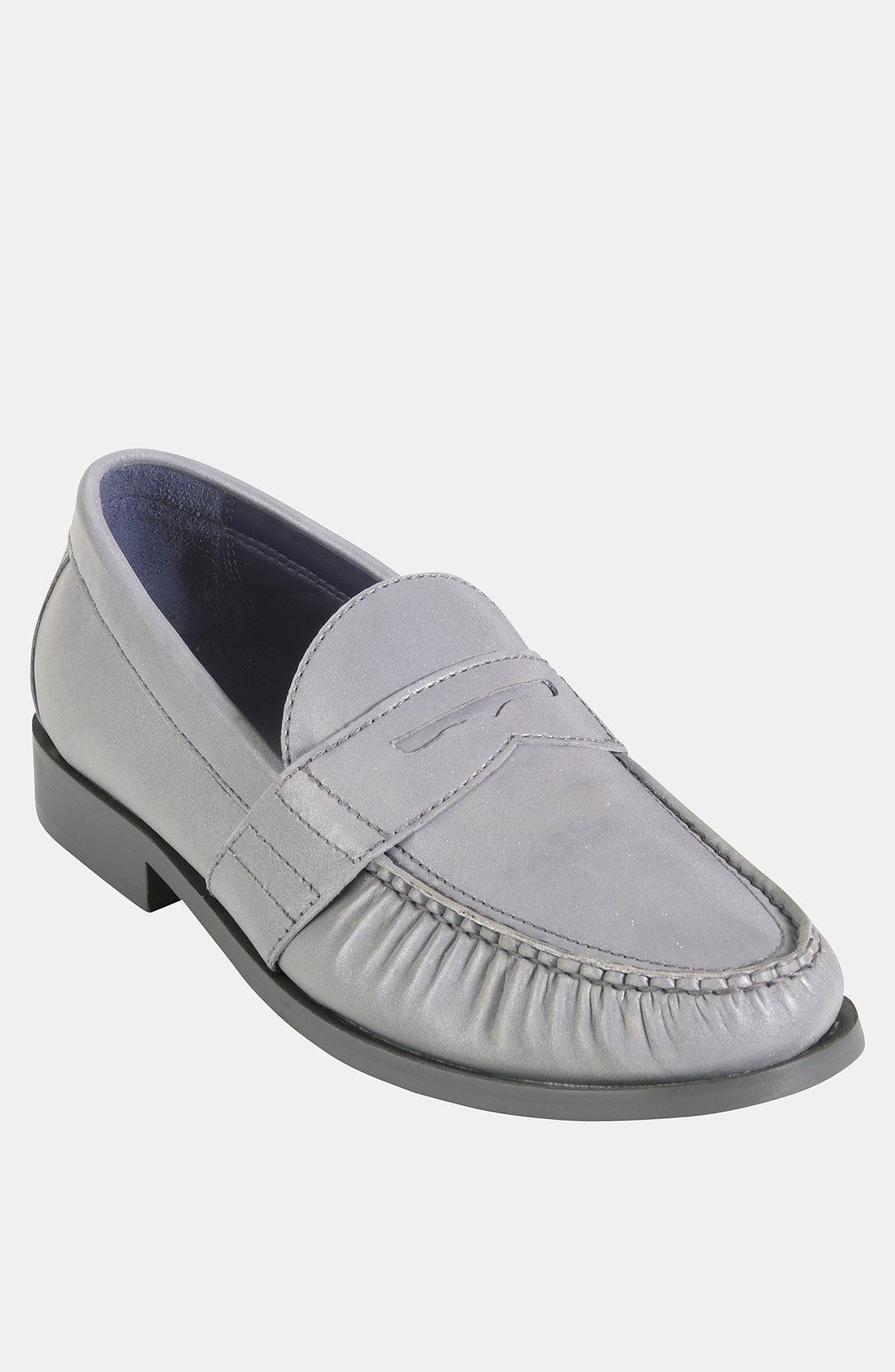 Cole Haan Air Monroe Penny Loafer In Silver For Men Silver Reflective