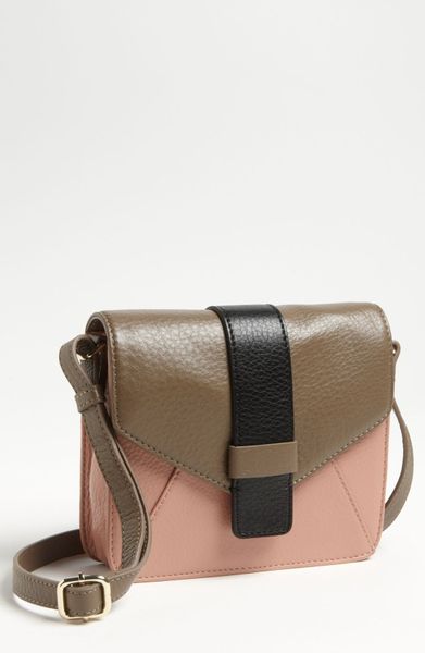 Halogen Halogen Ella Colorblock Crossbody Bag in Pink (blush shitake ...