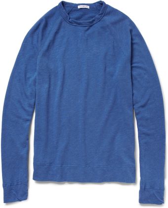 James Perse Loopback Cottonblend Sweatshirt - Lyst