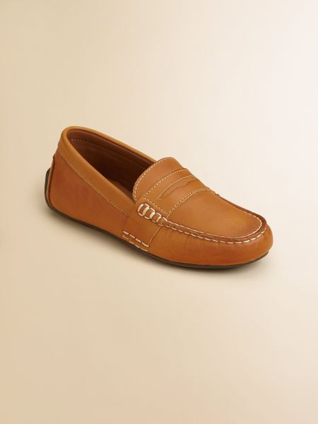boys tan loafers