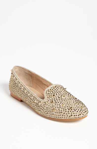 Steve Madden Graanite Flat in Gold (gold multi) | Lyst