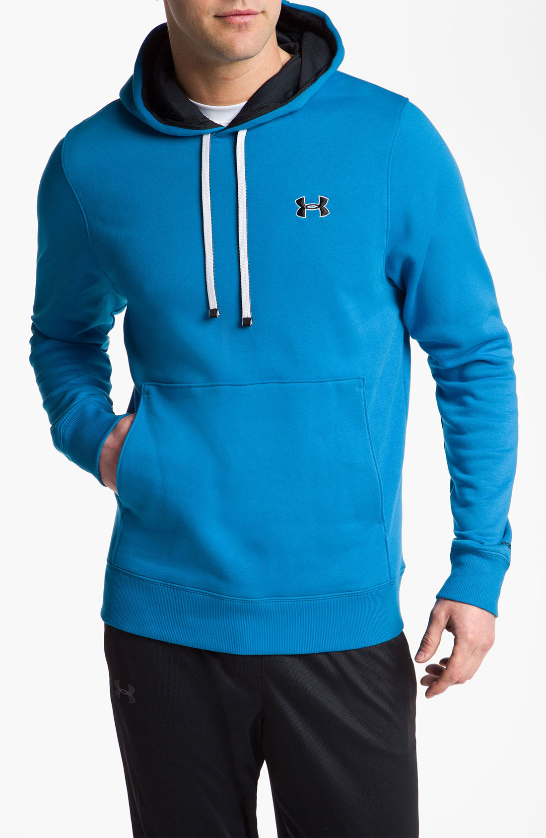 Under Armour Storm Transit Charged Cotton Hoodie in Blue for Men