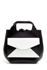 Zara Leather Shopper with Pocket