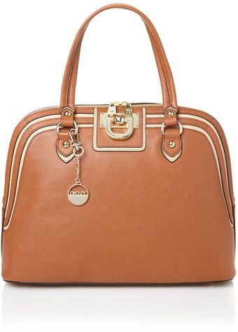 DKNY Vintage Tan Dome Bag - Lyst