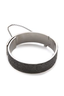 Eddie Borgo Pave Safety Chain Cuff - Lyst