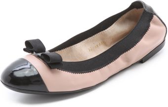 Ferragamo My Paris Elastic Flats - Lyst