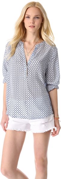 Joie Jira Silk Blouse - Lyst