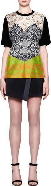 Josh Goot Snake Lime and Gold Easy Tee - Lyst