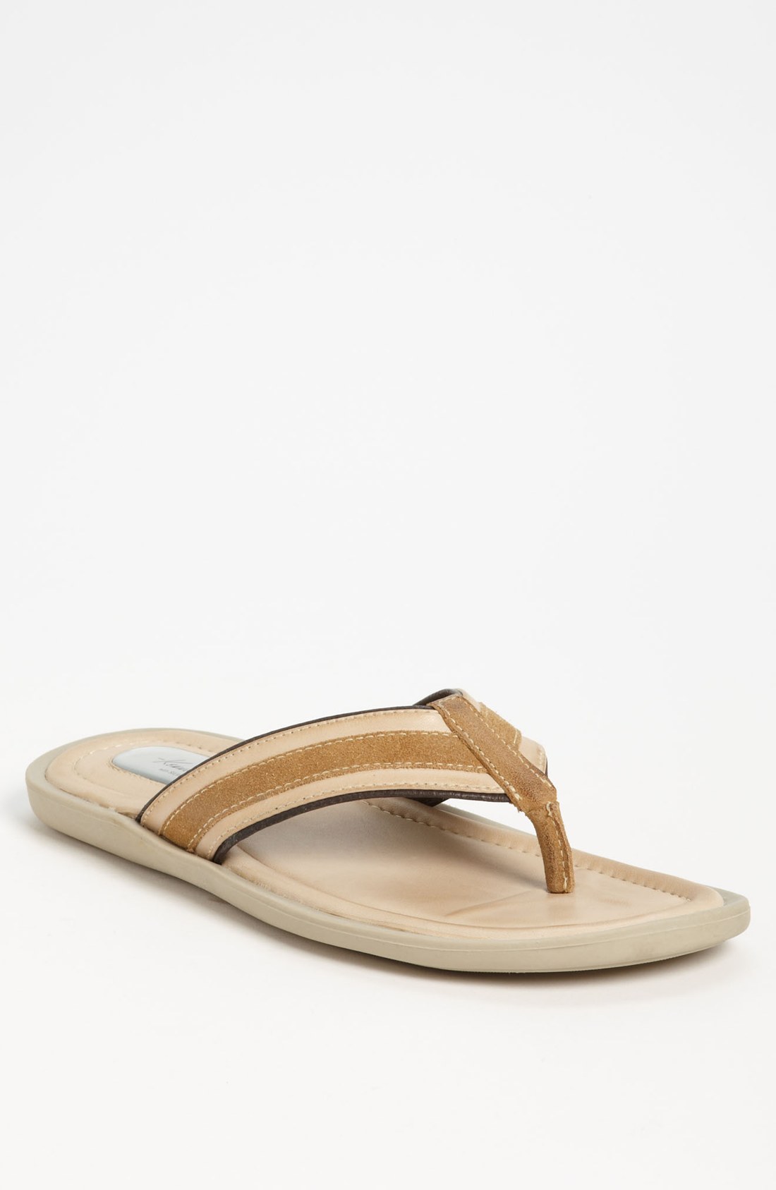 kenneth cole men's leather flip flops
