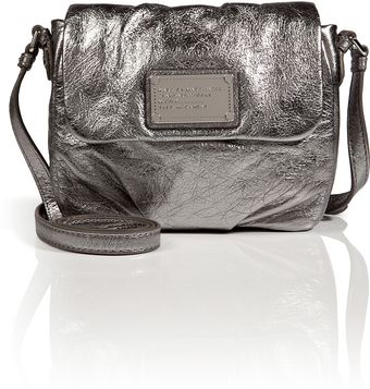 Marc By Marc Jacobs Leather Isabelle Crossbody Bag in Shiny Gunmetal - Lyst