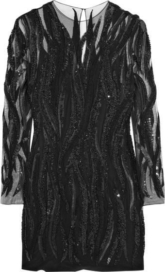 Marchesa Sequin and Beadembellished Dress - Lyst