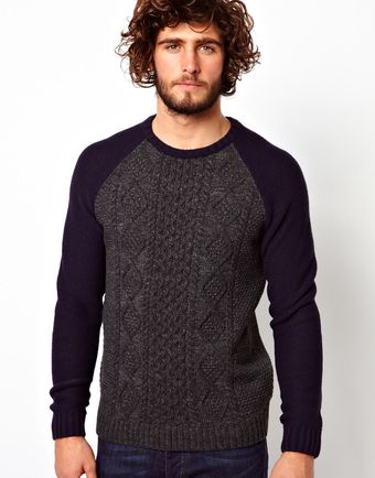Asos Cable Jumper - Lyst