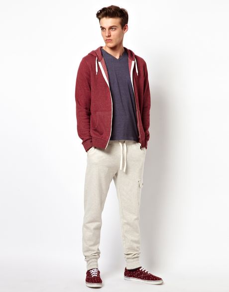 grey skinny sweatpants men's