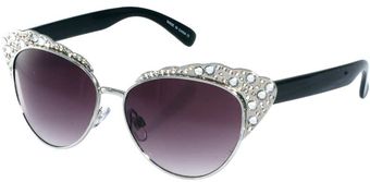 Asos Embellished Cat Eye Sunglasses - Lyst