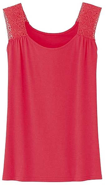 Uniqlo Sleeveless Top in Torchon Lace - Lyst