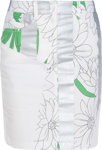 3.1 Phillip Lim Multi Print Canvas Skirt - Lyst