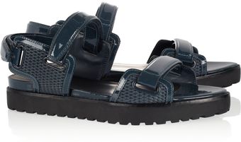 Alexander Wang Karlie Patentleather Sandals - Lyst