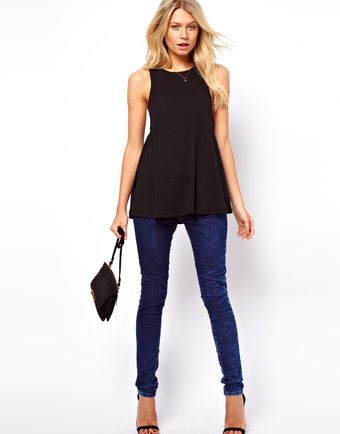 Asos  Vest with Extreme Swing - Lyst