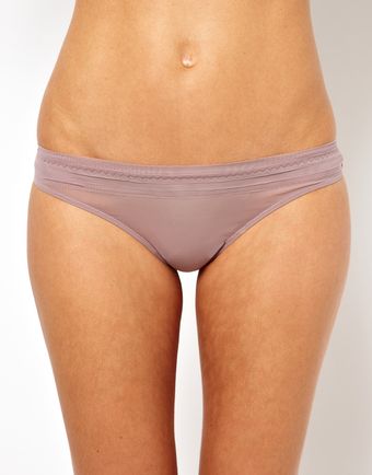 Asos Boudoir Soft Mesh Thong - Lyst