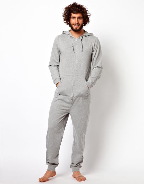 Asos Onesie in Gray for Men (grey) | Lyst