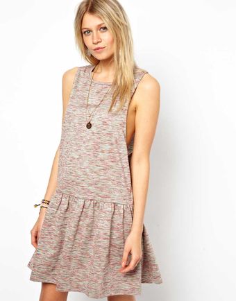 Asos Sleeveless Smock Dress in Stargazer - Lyst