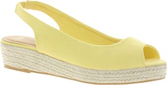 Asos Happiness Peep Toe Flatforms - Lyst