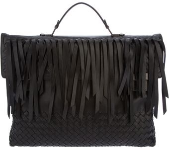 Bottega Veneta Fringed Top Handle Tote - Lyst