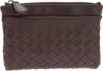 Bottega Veneta Lattice Zip Coin Purse - Lyst