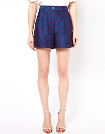 Boutique By Jaeger Shorts in Ladybird Print - Lyst
