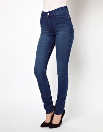 Cheap Monday High Waist Skinny Jeans - Lyst