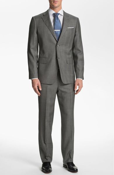 John W. NordstromÂ® John W Nordstrom Travel Wool Suit in Gray for Men ...