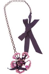 Lanvin Flower Necklace