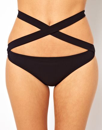 Mouille' Low Rise Wrap Bikini Bottom - Lyst